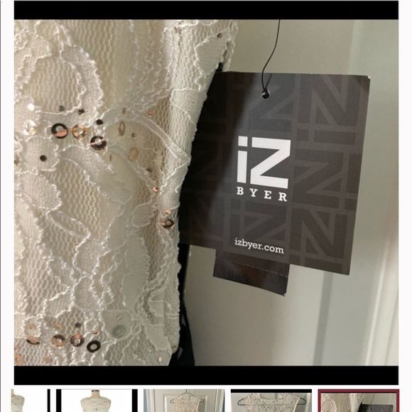 IZ Byer California Sleeveless Lace Dress - Picture 3 of 3